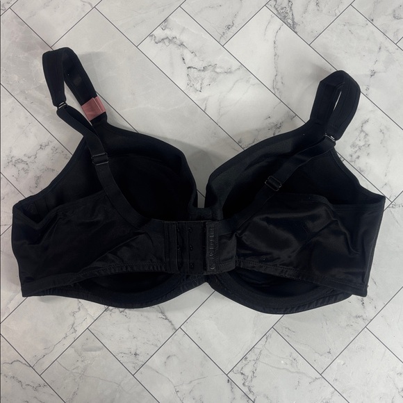 NWT Cacique Lane Bryant Womens Bra Black Lightly Lined Balconette UNDERWIRE 42D - Picture 4 of 11